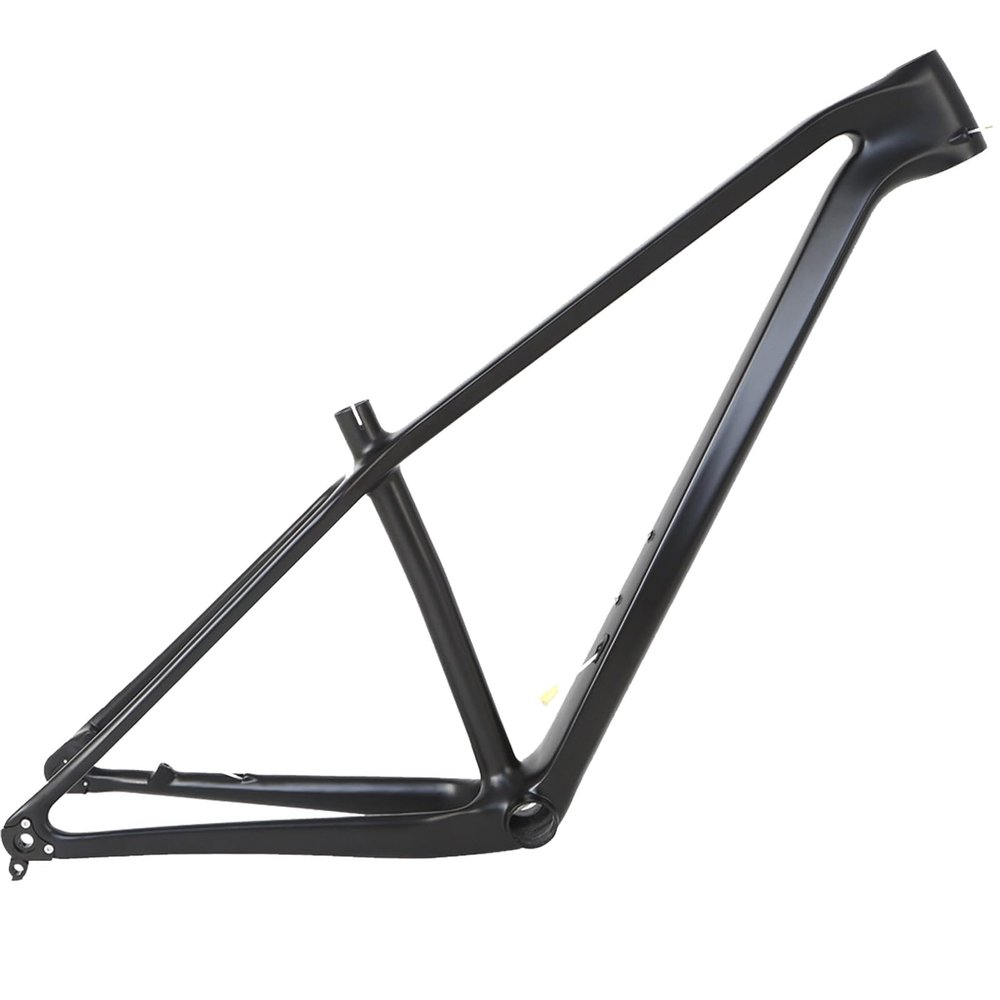 HWEVDHJ 27.5er 29er Mountain Bike Frame 15''/17''/19'' Carbon Fiber Hardtail Bike Frame Disc Brake Bike Frame Thru Axle 12x142 Mm Internal Routing(29 * 19'')