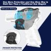 2Pack Gun Magnet Mount with Trigger Guard, Magnetic Car Gun Holster Hold up to 15LBS, Gun Magnet with Heightening Design Make it Easier to Get The Gun view 2