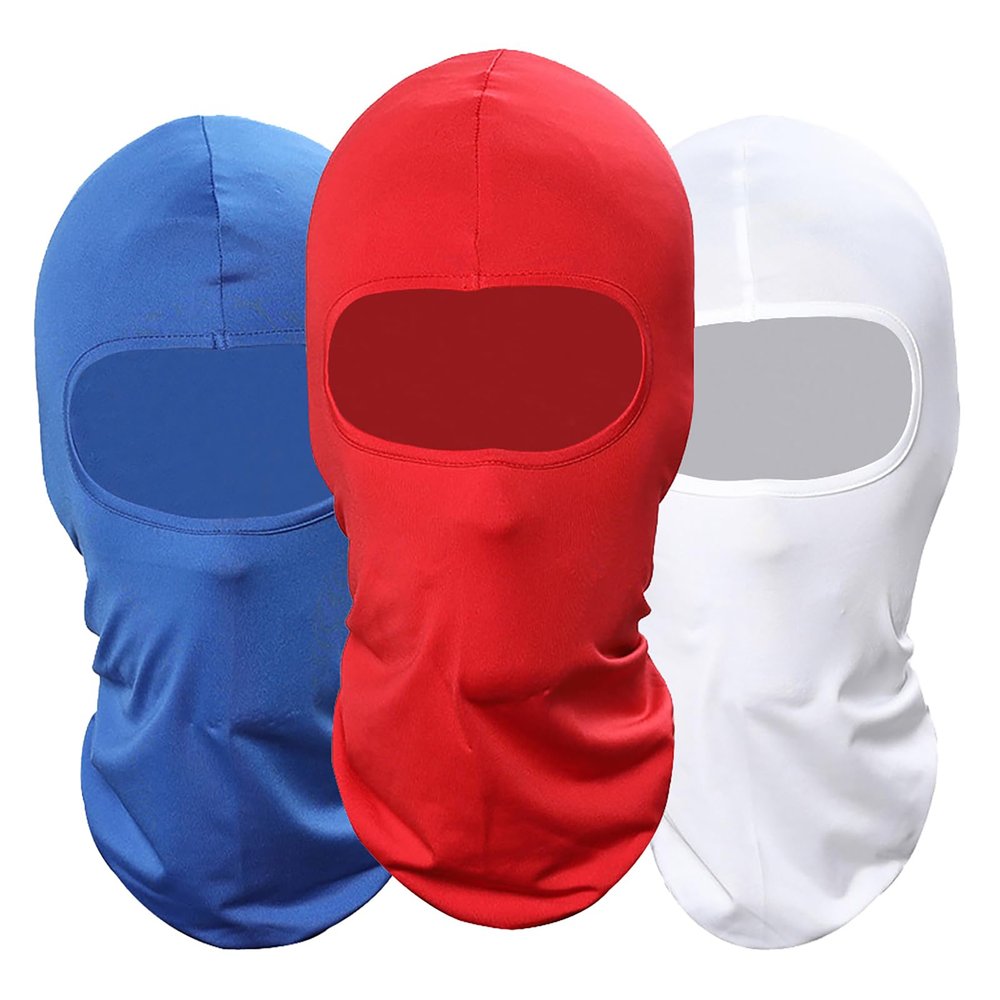 GANWAY Pack of 3 Outdoor Thin Balaclava Ski Mask Winter Face Mask for Men Airsoft Hunting Fishing Motorcycle Mask