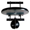 XQZMZSCP Suspension Speed Bags Bracket Black Solid Wood Thickened Speed Ball Platform Boxing Speed Ball Accessories for Fitness (Black 60x66x3.8cm) view 1