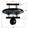 XQZMZSCP Suspension Speed Bags Bracket Black Solid Wood Thickened Speed Ball Platform Boxing Speed Ball Accessories for Fitness (Black 60x66x3.8cm) view 2