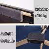 AoForce Foldable Bed with Thick Pad Oversize Cots for Sleeping Camping Bed Made of Iron Alloy Triangle Structure Support at The Bottom with Carry Bag(Gray) view 4