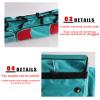 XNSHENGXAN Fencing Sword Bag, Fencing Sword Carry Bag with Back Ttrap, Fencing Roller Storage Bag, Made of Waterproof Oxford Cloth,Holds Longsword, Fencing Mask,Lake blue view 4