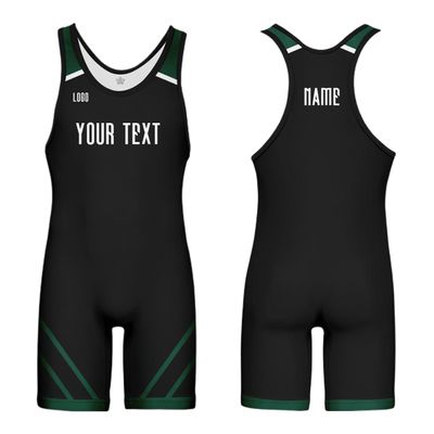 DIYUME Men Women Classic Athletic Wrestling Singlet Team Uniform Design Your Own Pattern (Unisex Adult/Youth Sizes)