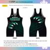 DIYUME Men Women Classic Athletic Wrestling Singlet Team Uniform Design Your Own Pattern (Unisex Adult/Youth Sizes) view 4