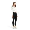 GLOWELFA Womens Dress Pants High Waisted Straight Leg Cotton Business Casual Office Work Slacks for Women Black (07121,XX-Large,Black) view 3