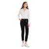 GLOWELFA Womens Dress Pants High Waisted Straight Leg Cotton Business Casual Office Work Slacks for Women Black (07121,XX-Large,Black) view 4