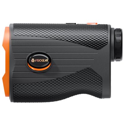 VISIOGEAR Golf Rangefinder with Slope, 1200 Yards Laser Range Finder for Golfer, 7X Magnification Range Finder Rechargeable Golf Accessories for Men, Flag Pole Locking Vibration, Black