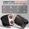VISIOGEAR Golf Rangefinder with Slope, 1200 Yards Laser Range Finder for Golfer, 7X Magnification Range Finder Rechargeable Golf Accessories for Men, Flag Pole Locking Vibration, Black view 4