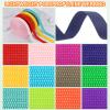 M METERXITY Polypropylene Webbing, 10 Yards 1 Inch Durable Poly Strapping Poly Webbing Strapping for Indoor/Outdoor DIY Gear Repair/DIY Crafting/Furniture/ [Dark Blue] view 4
