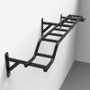 Hlixzoy Wall Mounted Pull-Up Bar, Wall Door Bar Climbing Ladder Sandbag Rack, Heavy Duty Steel Climbing Frame/Parallel Bars/Horizontal Bars, Home Gym Strength Training Fitness Bar view 1