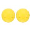 PATIKIL Tennis Vibration Dampener 0.9 Inch, 2 Pack Silicone Tennis Racket Shock Absorber Racket String Damping for Tennis Racquet, Yellow view 1