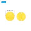 PATIKIL Tennis Vibration Dampener 0.9 Inch, 2 Pack Silicone Tennis Racket Shock Absorber Racket String Damping for Tennis Racquet, Yellow view 2