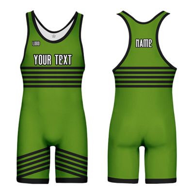 DIYUME Men's Youth Custom Sublimated Singlet for Wrestling, MMA & Powerlifting