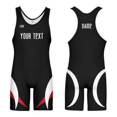 DIYUME Unisex Custom Wrestling Singlets Sport Bodysuit Sleeveless Active Wrestling Jumpsuits