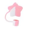 Pink and White Star Straw Cover for Stanley 40&30 Oz Cup, 22mm Silicone Straw Covers Cap for Stanley Cup Accessories, Cute Straw Topper for Tumblers, Straw Cap Stopper for Reusable Straws Tip Lids view 1