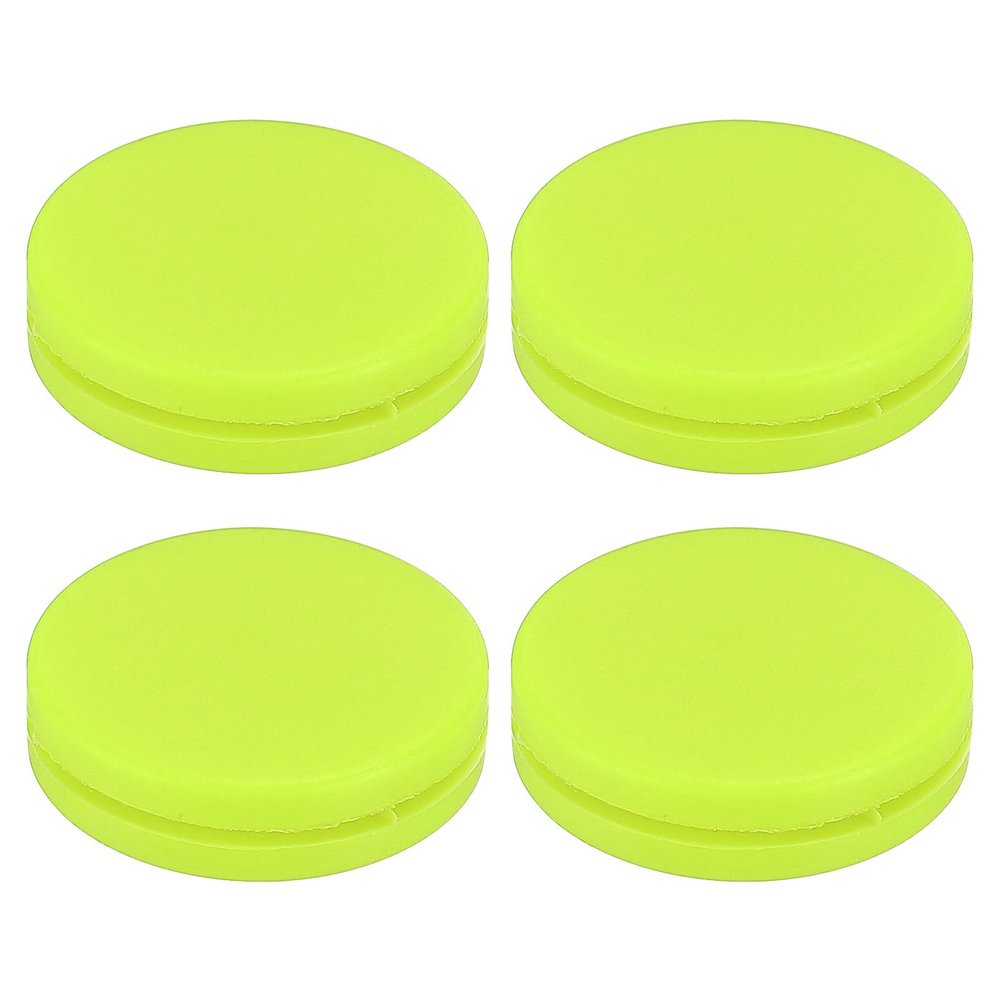 PATIKIL Tennis Vibration Dampener 0.94 Inch, 4 Pack Silicone Tennis Racket Shock Absorber Racket String Damping for Tennis Racquet, Green