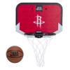 Franklin Sports NBA Houston Rockets Mini Over the Door Basketball Hoop - Kids Indoor Mini Hoop with Ball - NBA Fan Shop Toy for Bedroom + Office - Over the Door Set view 1