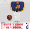 Franklin Sports NBA Phoenix Suns Mini Over the Door Basketball Hoop - Kids Indoor Mini Hoop with Ball - NBA Fan Shop Toy for Bedroom + Office - Over the Door Set view 2