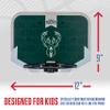 Franklin Sports NBA Milwaukee Bucks Mini Over the Door Basketball Hoop - Kids Indoor Mini Hoop with Ball - NBA Fan Shop Toy for Bedroom + Office - Over the Door Set view 4