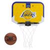 Franklin Sports NBA Los Angeles Lakers Mini Over the Door Basketball Hoop - Kids Indoor Mini Hoop with Ball - NBA Fan Shop Toy for Bedroom + Office - Over the Door Set view 1