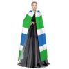 DRTGEDS Sierra Leone Flag Hooded Cloak Unisex Cape Halloween Christmas Vampire Witch Cloak Costumes Party Cape view 3