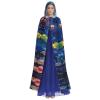 DRTGEDS Colorful Ocean Theme Hooded Cloak Unisex Cape Halloween Christmas Vampire Witch Cloak Costumes Party Cape view 2