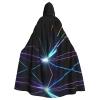 DRTGEDS Laser Light Hooded Cloak Unisex Cape Halloween Christmas Vampire Witch Cloak Costumes Party Cape view 1
