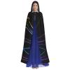 DRTGEDS Laser Light Hooded Cloak Unisex Cape Halloween Christmas Vampire Witch Cloak Costumes Party Cape view 2