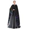 DRTGEDS Laser Light Hooded Cloak Unisex Cape Halloween Christmas Vampire Witch Cloak Costumes Party Cape view 3