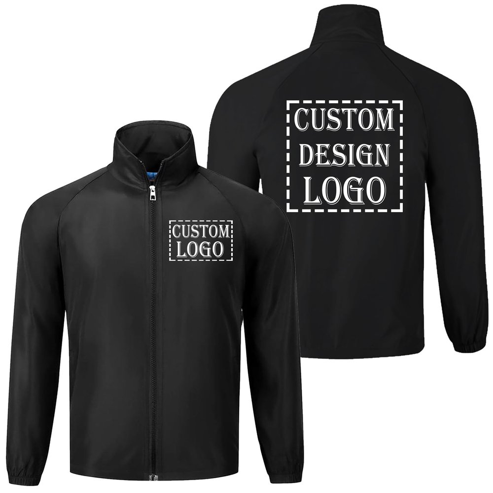 Goldfly Custom Work Jacket Unisex Workwear Personalized Lightweight Team Uniform Customized Windbreaker