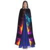 DRTGEDS Magic Electric Guitar Hooded Cloak Unisex Cape Halloween Christmas Vampire Witch Cloak Costumes Party Cape view 2