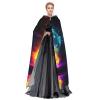 DRTGEDS Magic Electric Guitar Hooded Cloak Unisex Cape Halloween Christmas Vampire Witch Cloak Costumes Party Cape view 3