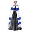 DRTGEDS Israeli Flag Hooded Cloak Unisex Cape Halloween Christmas Vampire Witch Cloak Costumes Party Cape view 3