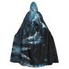DRTGEDS Hacker Attack Hooded Cloak Unisex Cape Halloween Christmas Vampire Witch Cloak Costumes Party Cape view 1