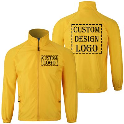 Goldfly Custom Work Jacket Unisex Workwear Personalized Lightweight Team Uniform Customized Windbreaker