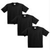 Gildan Youth Ultra-Cotton Unisex T-Shirt, Short Sleeve Crew Neck Tee, Multipack,Black,XS,3 Pack