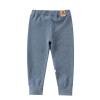 Little Boys Girls Fleece Pants Tight Fit Casual Warm Cotton Thicked Fleece Lined Pants Fall Winter (Grey, 2-3 Years) view 2
