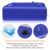 LOFTANK Water Tank, Water Storage Bladder, 105 Gallon Portable Large Water Storage, Water Storage Containers with 3/4" PVC Spigot Overflow Kit for Camping, Garden, Emergency Water Storage Blue view 4