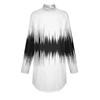 Tunic Shirts for Women Dressy Casual Fall Long Sleeve Shirts Loose Fit Turtle Neck Loose Fit Plus Size Work Tops Office Mock Neck Side Split Winter Geometric Print Cute Trendy Vacation Outfits Plus view 4