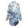 Womens Tunic Tops Cotton Fall Ladies Golf Shirts Long Sleeve Turtle Neck Oversized Womens Dressy Tops Petite Mock Neck Side Split Winter Floral Print Cute Blouses Casual view 4