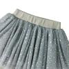 Little Girls Footless Leggings Pants with Lace Ruffle Tutu Skirt Toddler Baby Girls Sequin Tutu (Grey, 18-24 Months) view 3