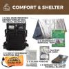 Sirius: Bug Out Bag Starter Kit - 72 Hour Kit for 1 Person  Backpack Survival Kit  50L Tactical Backpack, US Made Food & Water, Medical Supplies & Survival Tools (Camo, 1 Person) view 3