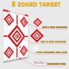 Atflbox 50 Pack 17X25 inch Sightin Paper Target and 50 Pack 17X25 inch Battle Shooting Range Paper Target view 2