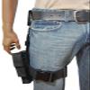 Barsony Tactical Leg Holster w/Single Mag Pouch for SIG P365 Right view 4