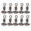 10pcs 3 Way Fishing Swivels T Turn Brass Barrel Triple Swivel Cross Line Fishing Connectors (S) view 1