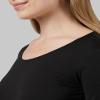 32 Degrees Heat Women's Lightweight Scoop Baselayer Top | Form Fitting | Long Sleeve | 4-Way Stretch | Thermal, Black, XX-Large view 2
