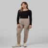 32 Degrees Heat Women's Lightweight Scoop Baselayer Top | Form Fitting | Long Sleeve | 4-Way Stretch | Thermal, Black, XX-Large view 4