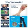 Wellow Knee High Compression Socks for Men & Women | 18-25 mmHg Made with Viscose from Bamboo | Nurses & Pregnancy Support | Relieves Swelling | Regular, SM, Black - Solids view 2