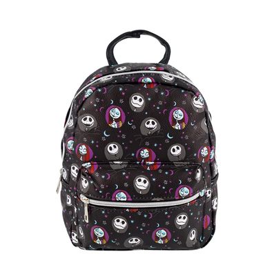 Disney Nightmare Before Christmas Jack & Sally 10 inches PU Small Backpack